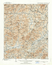 Mount Mitchell 1900 topographic map thumbnail