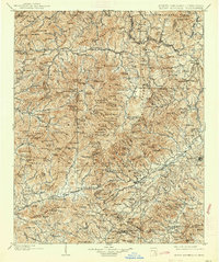 Mount Mitchell 1902 topographic map thumbnail