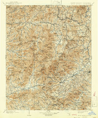 Mount Mitchell 1902 topographic map thumbnail