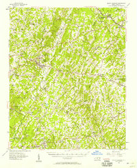 Mount Pleasant 1957 topographic map thumbnail