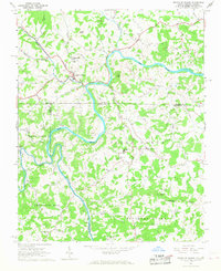 Mouth of Wilson 1966 topographic map thumbnail