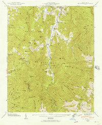 Mt. Mitchell 1946 topographic map thumbnail