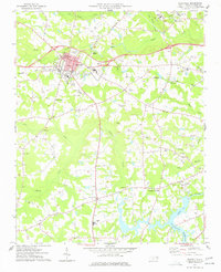 Nashville 1977 topographic map thumbnail