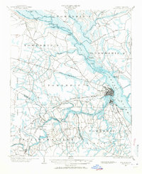 New Bern 1901 topographic map thumbnail