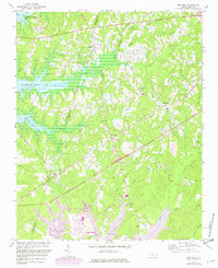 New Hill 1974 topographic map thumbnail