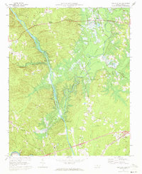 New Hope Dam topographic map thumbnail