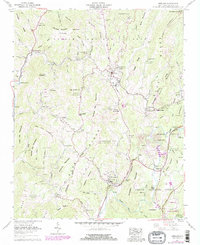 Newland 1960 topographic map thumbnail