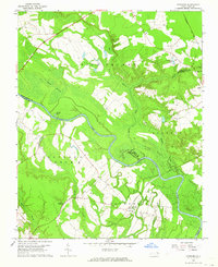 Norfleet 1962 topographic map thumbnail