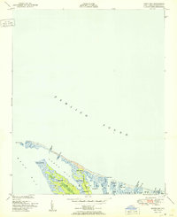North Bay 1950 topographic map thumbnail