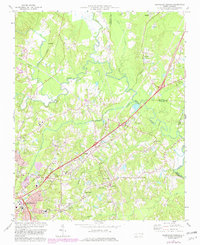 Northeast Durham 1973 topographic map thumbnail