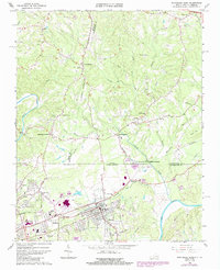 Northeast Eden 1965 topographic map thumbnail