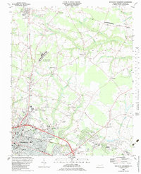 Northeast Goldsboro 1983 topographic map thumbnail