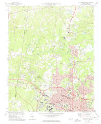 Northwest Durham 1973 topographic map thumbnail