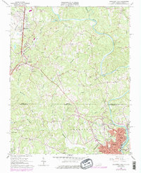 Northwest Eden 1965 topographic map thumbnail