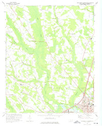 Northwest Lumberton 1972 topographic map thumbnail