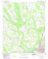Northwest Lumberton 1972 topographic map thumbnail