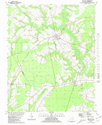 Oak City 1981 topographic map thumbnail