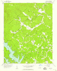 Oak Hill 1956 topographic map thumbnail