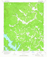 Oak Hill 1956 topographic map thumbnail