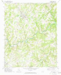 Oakboro 1971 topographic map thumbnail