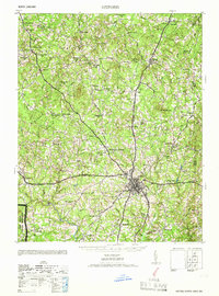 Oxford 1966 topographic map thumbnail