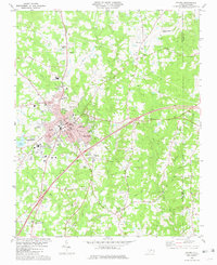 Oxford 1981 topographic map thumbnail