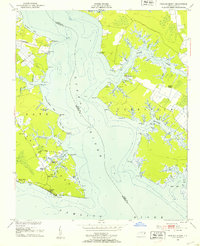Pamlico Beach 1951 topographic map thumbnail