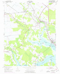 Pantego 1951 topographic map thumbnail