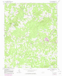 White Cross 1968 topographic map thumbnail