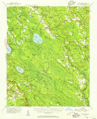 White Lake 1954 topographic map thumbnail