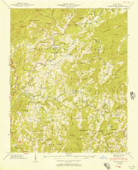 White Rock 1939 topographic map preview