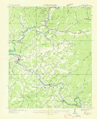 Whittier 1936 topographic map thumbnail
