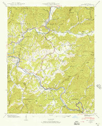 Whittier 1940 topographic map thumbnail