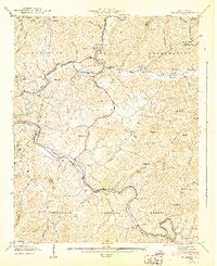 Whittier 1941 topographic map thumbnail