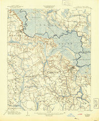 Williamston 1902 topographic map thumbnail