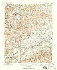 Wilkesboro 1889 topographic map thumbnail