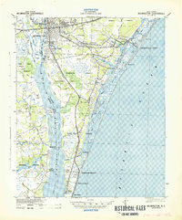Wilmington 1942 topographic map thumbnail