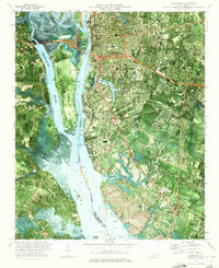 Wilmington 1970 topographic map thumbnail
