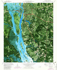 Wilmington 1970 topographic map thumbnail
