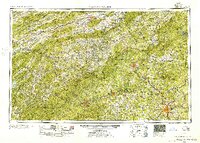 Winston-Salem 1955 topographic map thumbnail