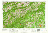 Winston-Salem 1962 topographic map thumbnail