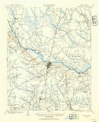 Winterville 1903 topographic map thumbnail