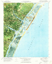 Wrightsville Beach 1970 topographic map thumbnail