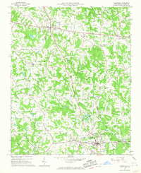 Yadkinville 1966 topographic map thumbnail