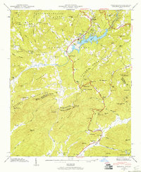 Zirconia 1946 topographic map thumbnail