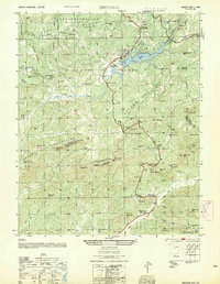 Zirconia 1954 topographic map thumbnail