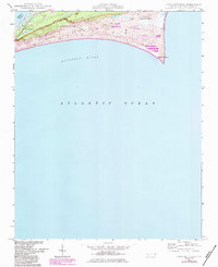 Cape Hatteras 1948 topographic map thumbnail