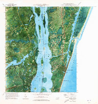 Carolina Beach 1970 topographic map thumbnail