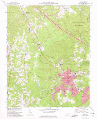 Cary 1973 topographic map thumbnail