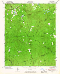 Cashiers 1946 topographic map thumbnail